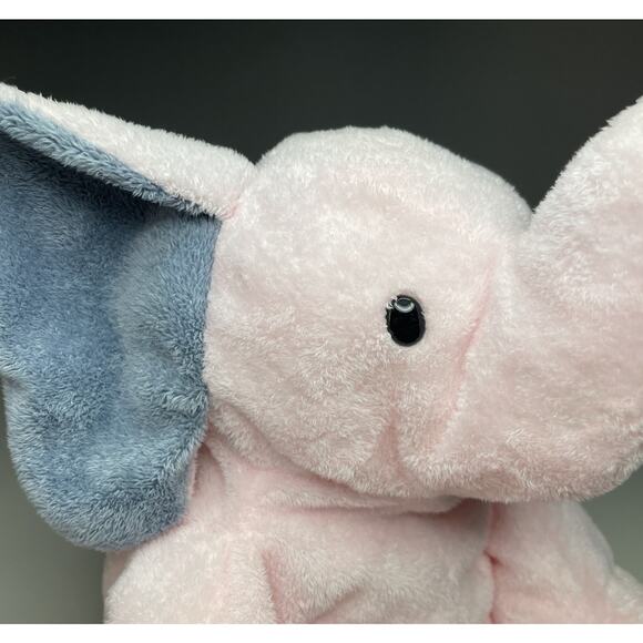 Ty Pluffies Winks the Elephant Pink Plush Large 12” Stuffed Animal 2004 With Tag - Picture 5 of 16